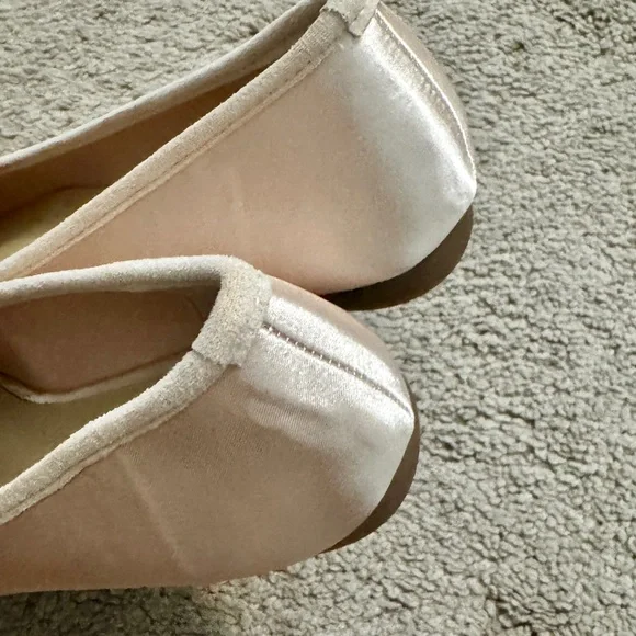 Cap-Toe Silk Ballet Flats - Picture 6 of 10
